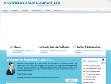 Tablet Screenshot of mansfieldcable.com